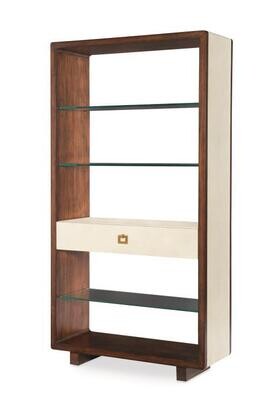 Canvas Open Bookcase - Ivory