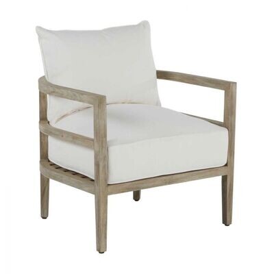Grey Teak Outdoor Lounge Chair