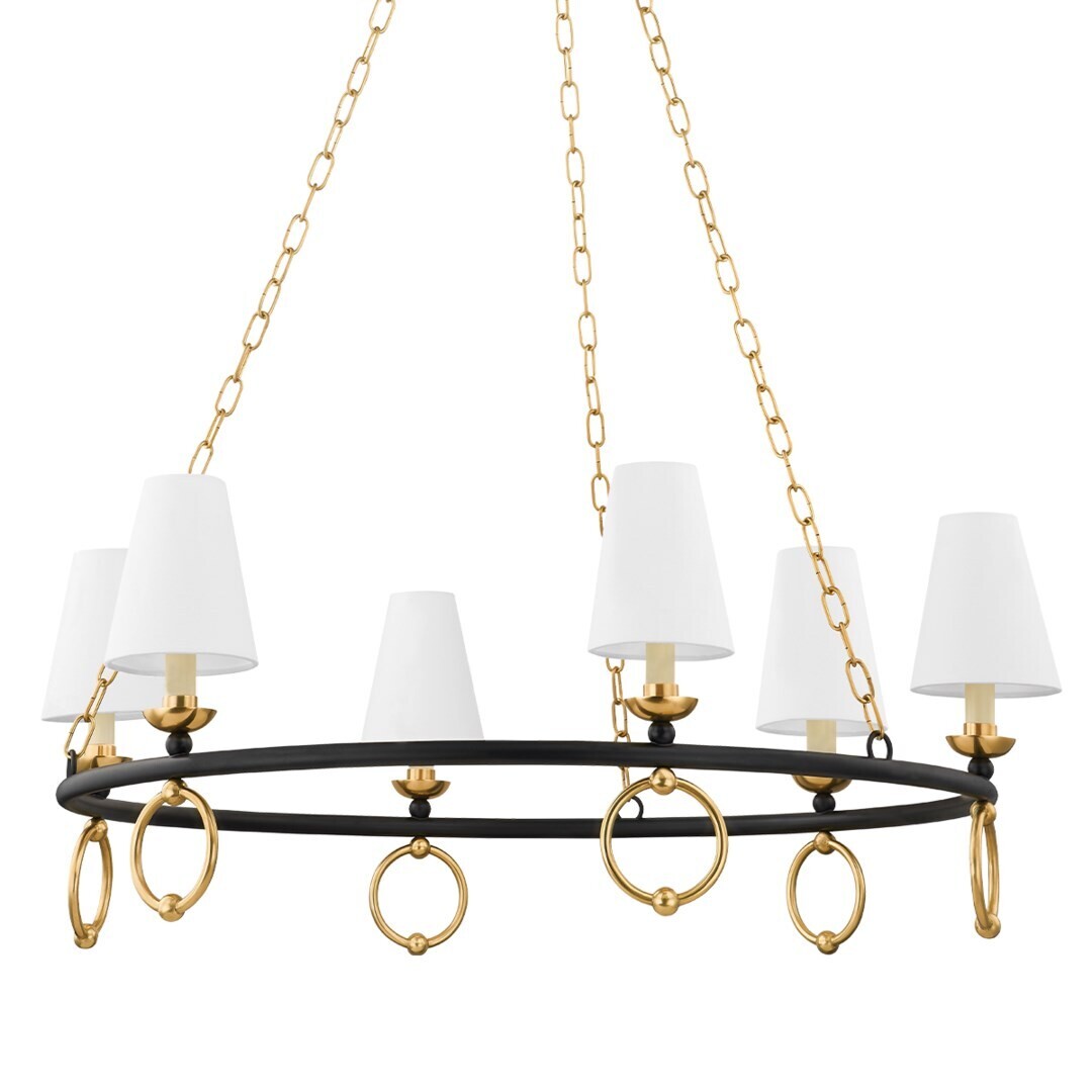 Haverford 6-Light Chandelier - 36.50" W
