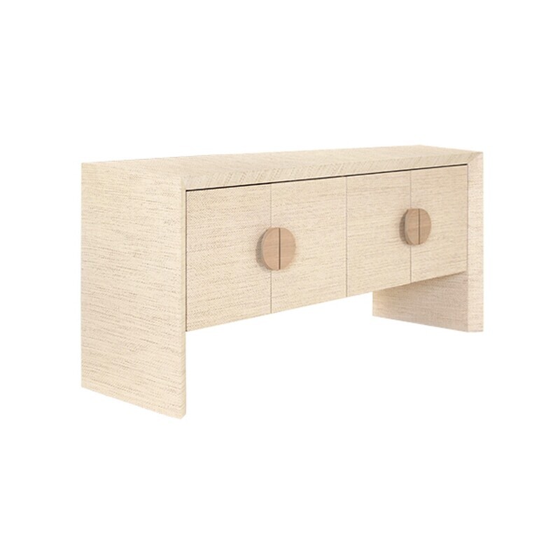 Natural Grosscloth Entertainment - 64 Inch