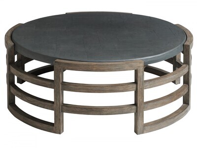 Contemporary Outdoor Round Cocktail Table - 47" D