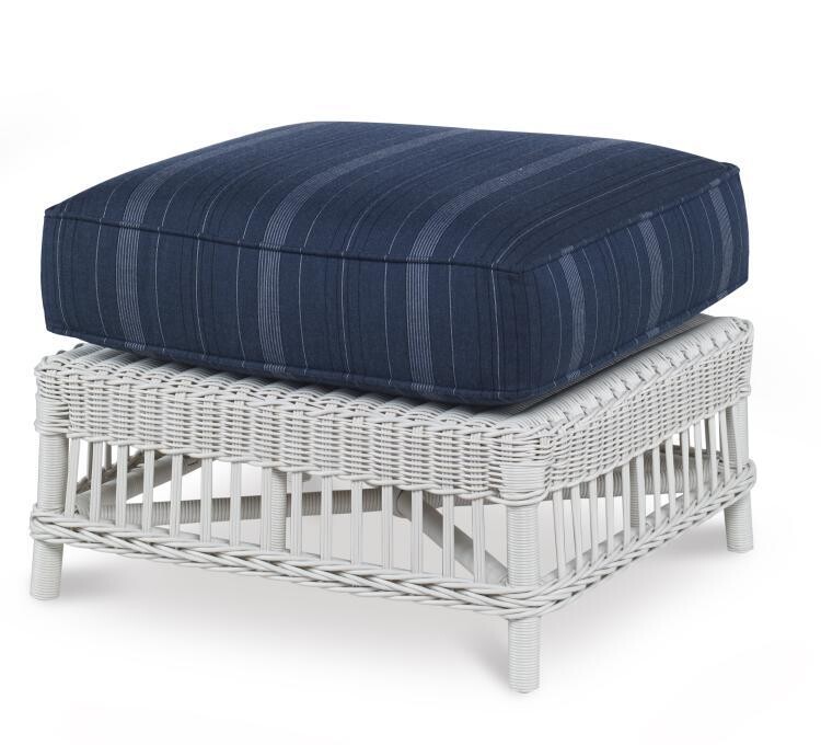 Wicker Ottoman