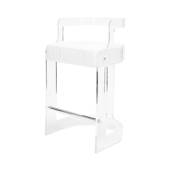 Lucite Counter Stool