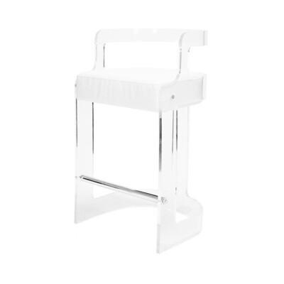 Lucite Counter Stool