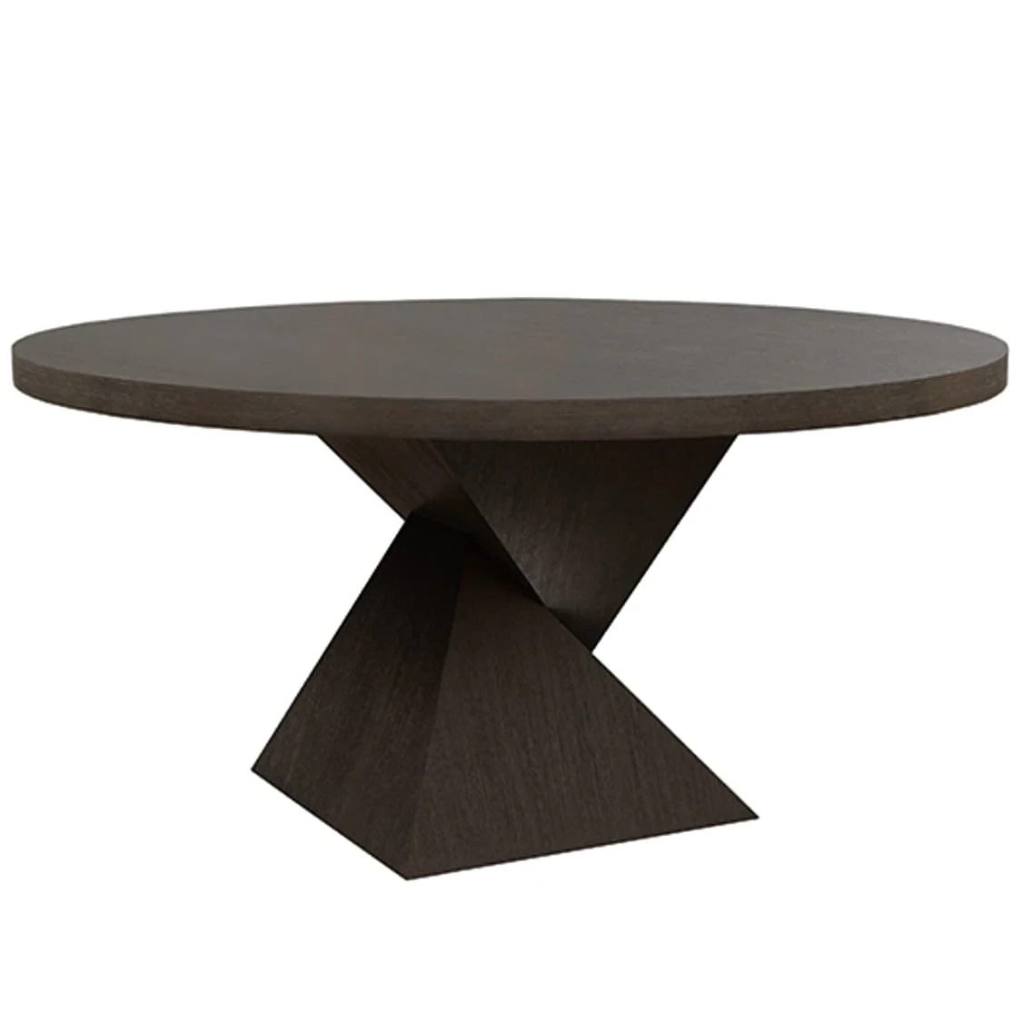 Noir Mid Modern Dining Table, Color:: Espresso