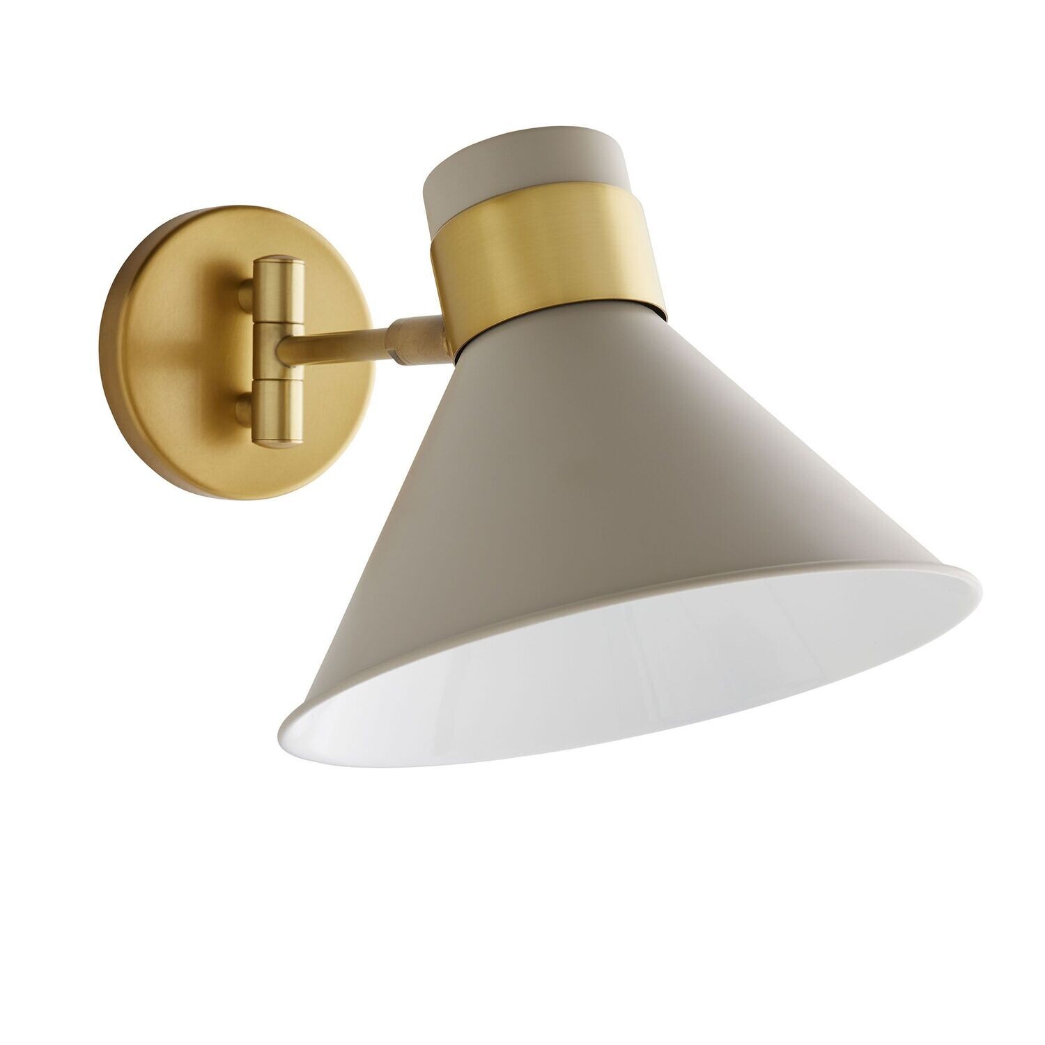 Lane Single Light Wall Sconce, Color:: Taupe