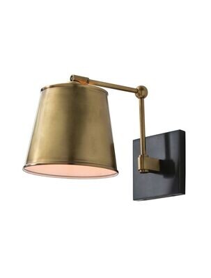 Watson 1 Light Wall Sconce - Antique Brass, Bronze