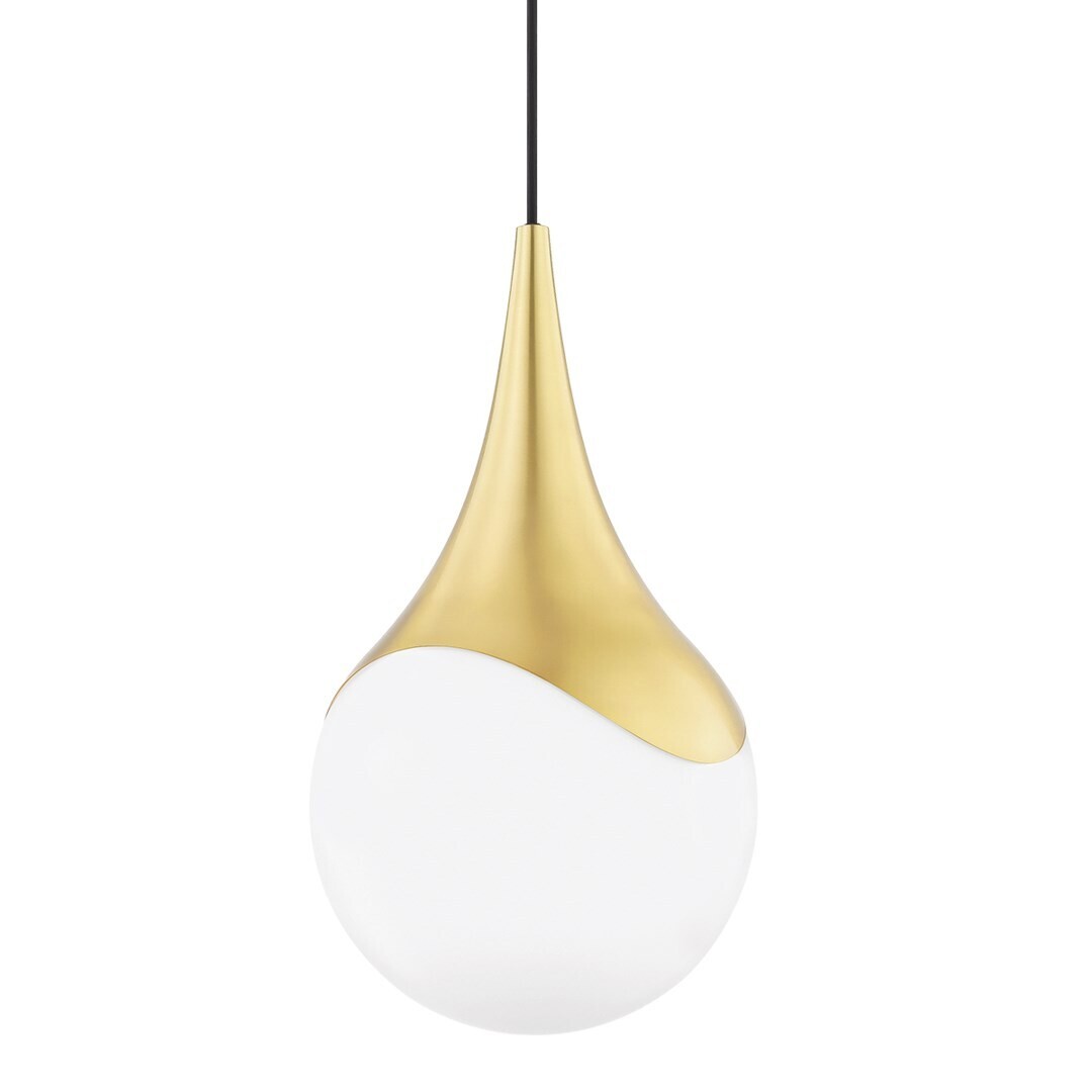 Modern Pendant Aged Brass