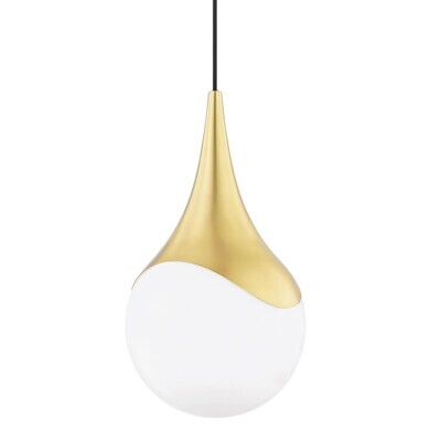 Modern Pendant Aged Brass