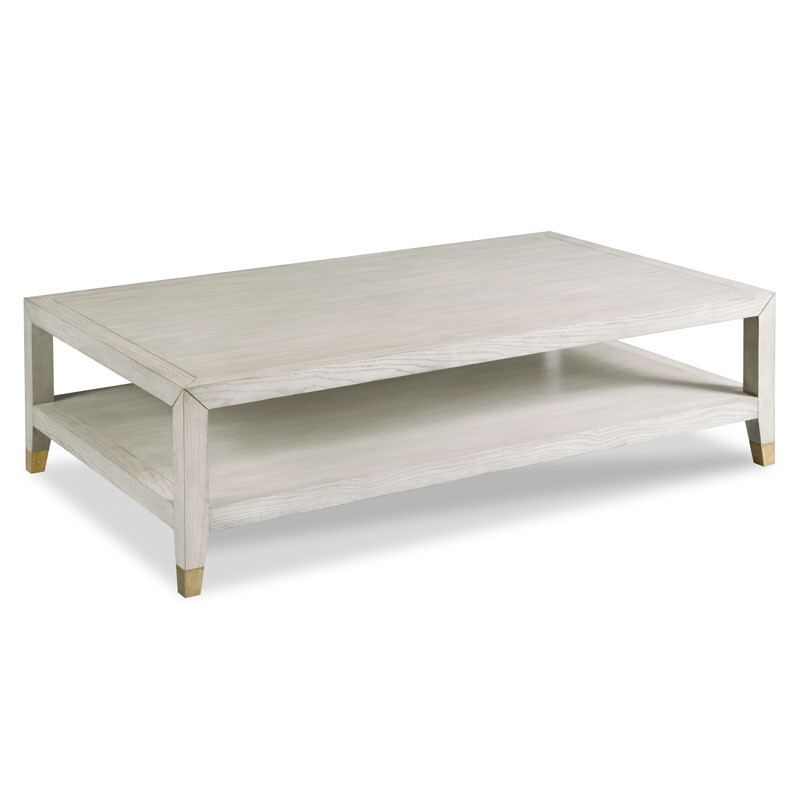 Rectangular Cocktail Table with Lower Shelf