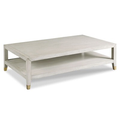 Rectangular Cocktail Table with Lower Shelf