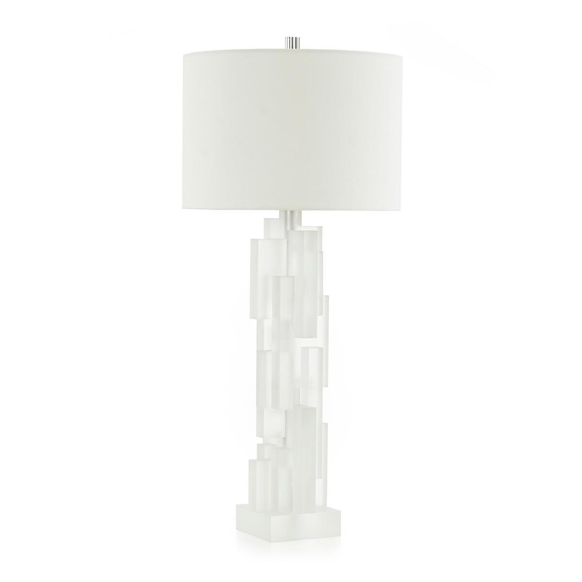 Frosted Crystal Table Lamp