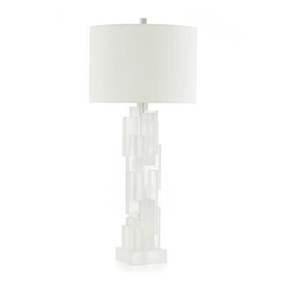 Frosted Crystal Table Lamp