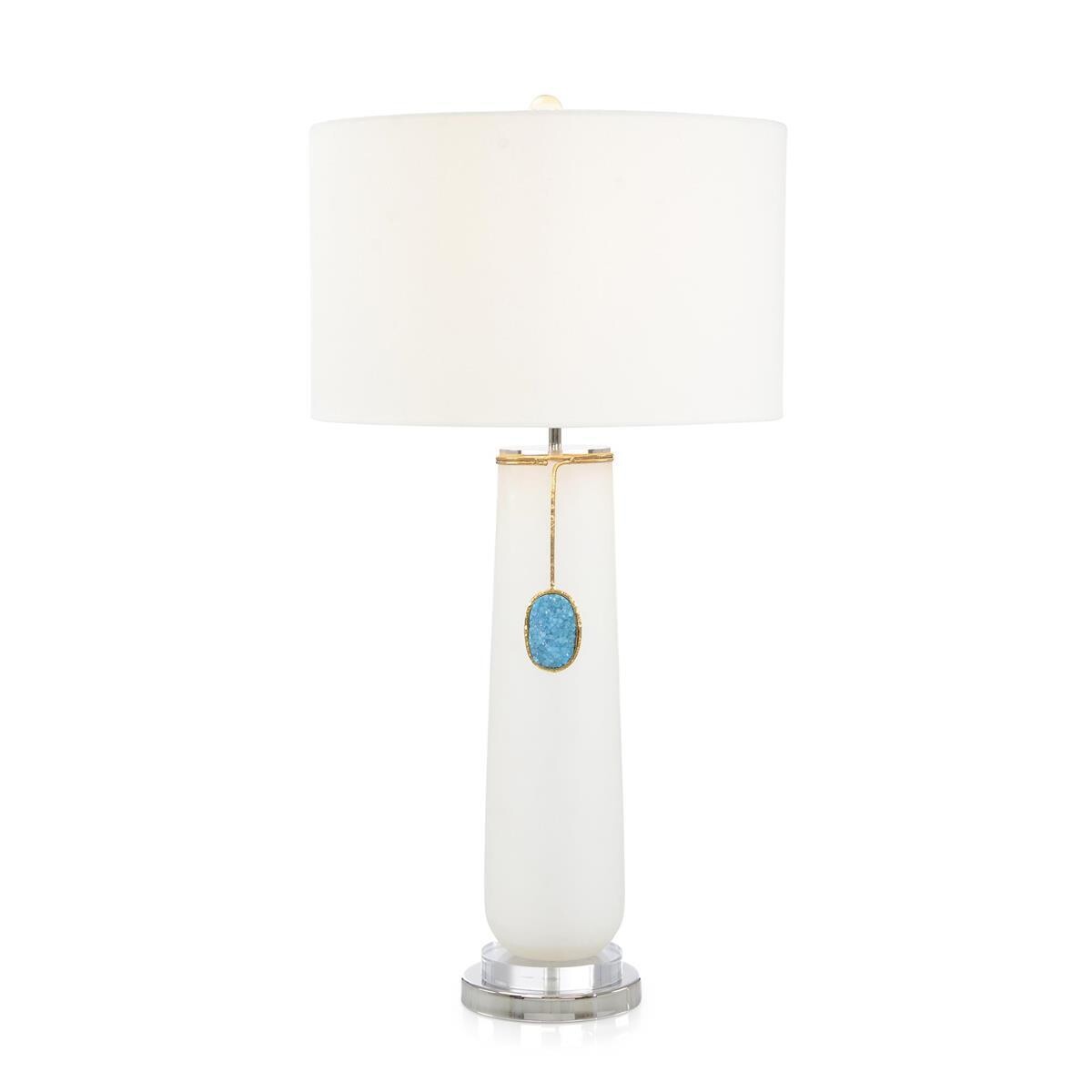 Cerulean Brass Pendant Table Lamp