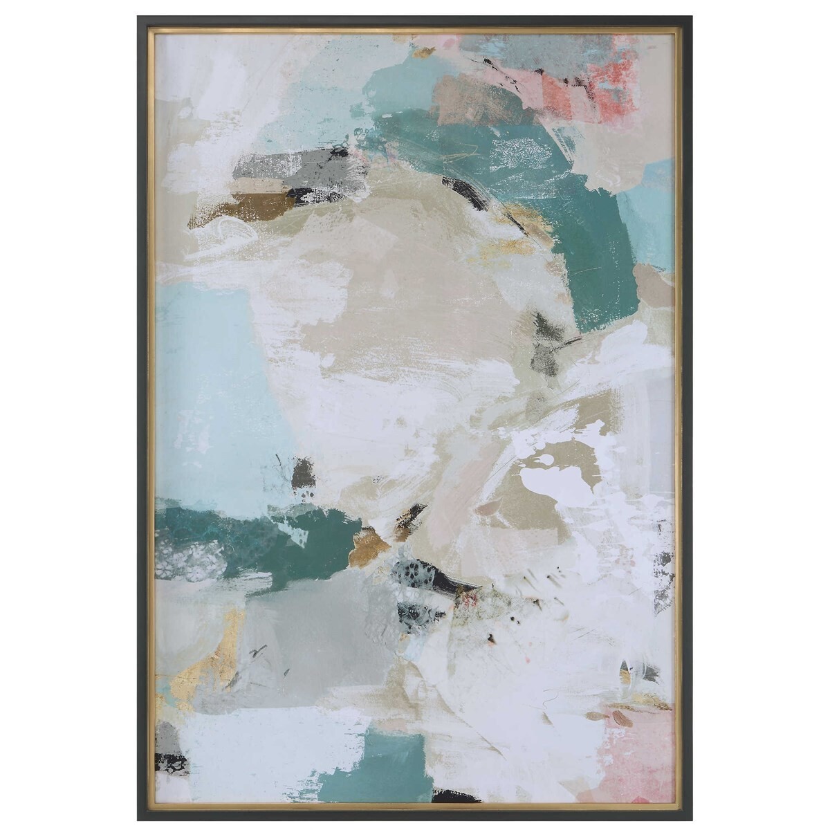 Framed Wall Art with Espresso Frame