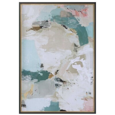 Framed Wall Art with Espresso Frame