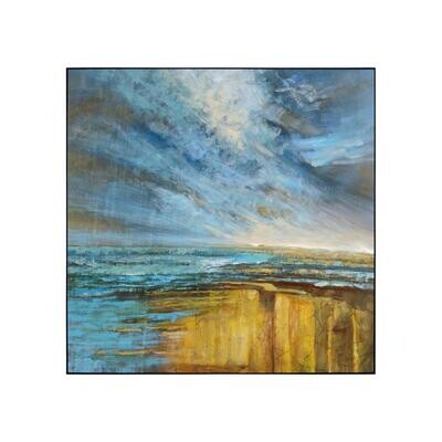 "Golden Shore" Canvas Wall Art by Teng Fei