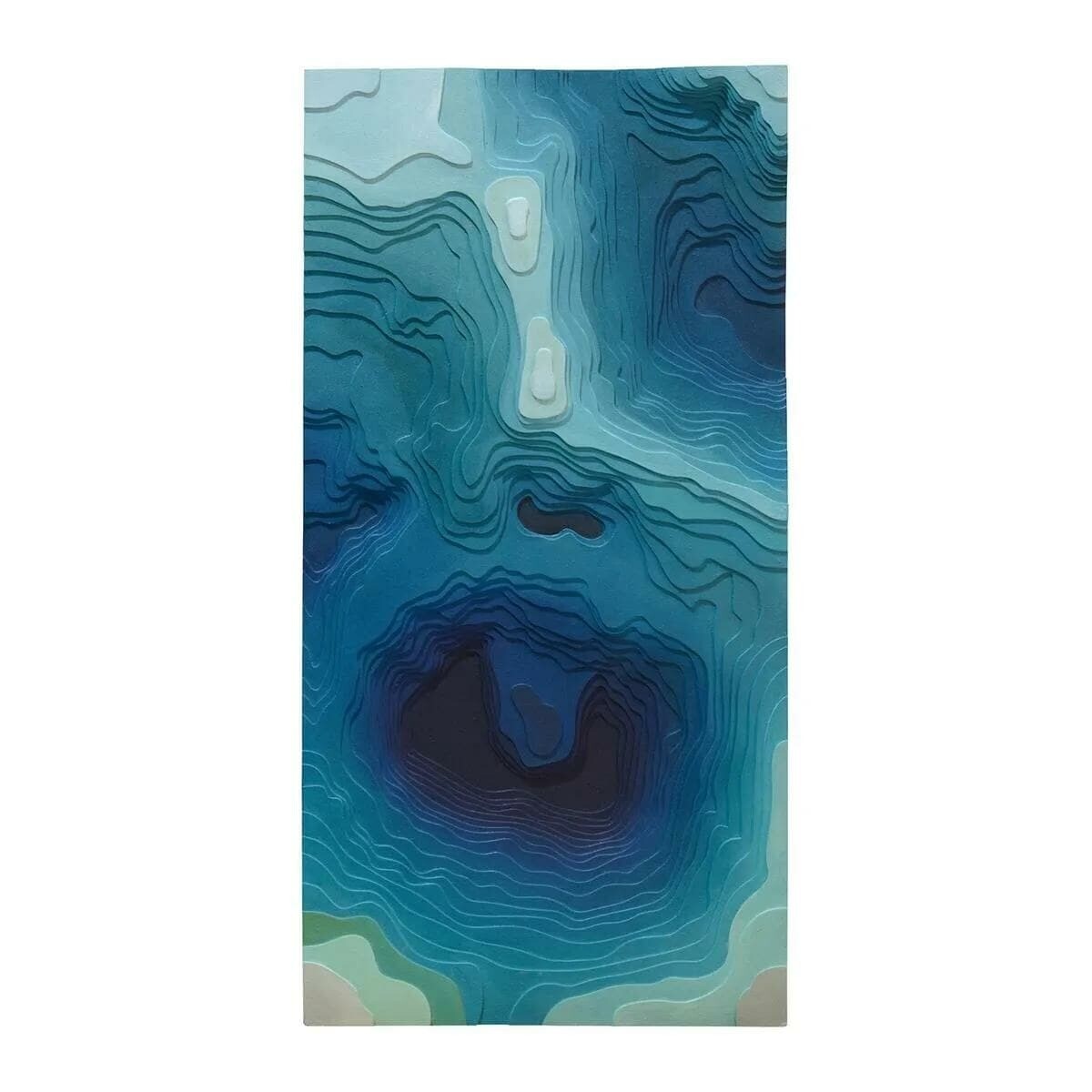 "Low Tide" Wood Panel Artwork by Baron