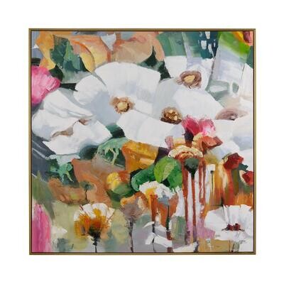 Summer Splendor Floral Canvas Wall Art