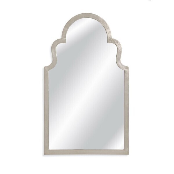 Antique Silver Leaf Arch Wall Mirror