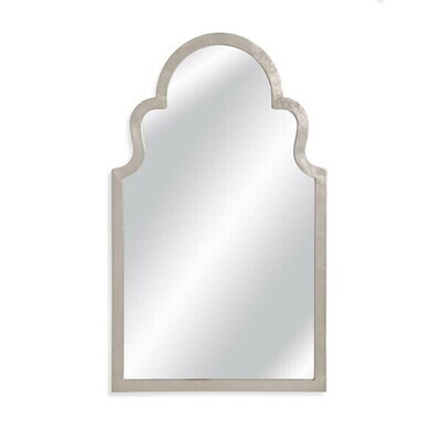 Antique Silver Leaf Arch Wall Mirror