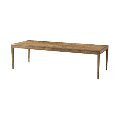 Herringbone Extending Dining Room Table