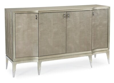 Silver Curly Maple Sideboard