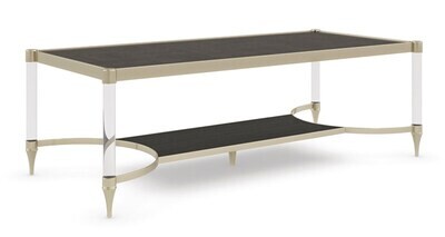 Charred Bark Rectangle Coffee Table