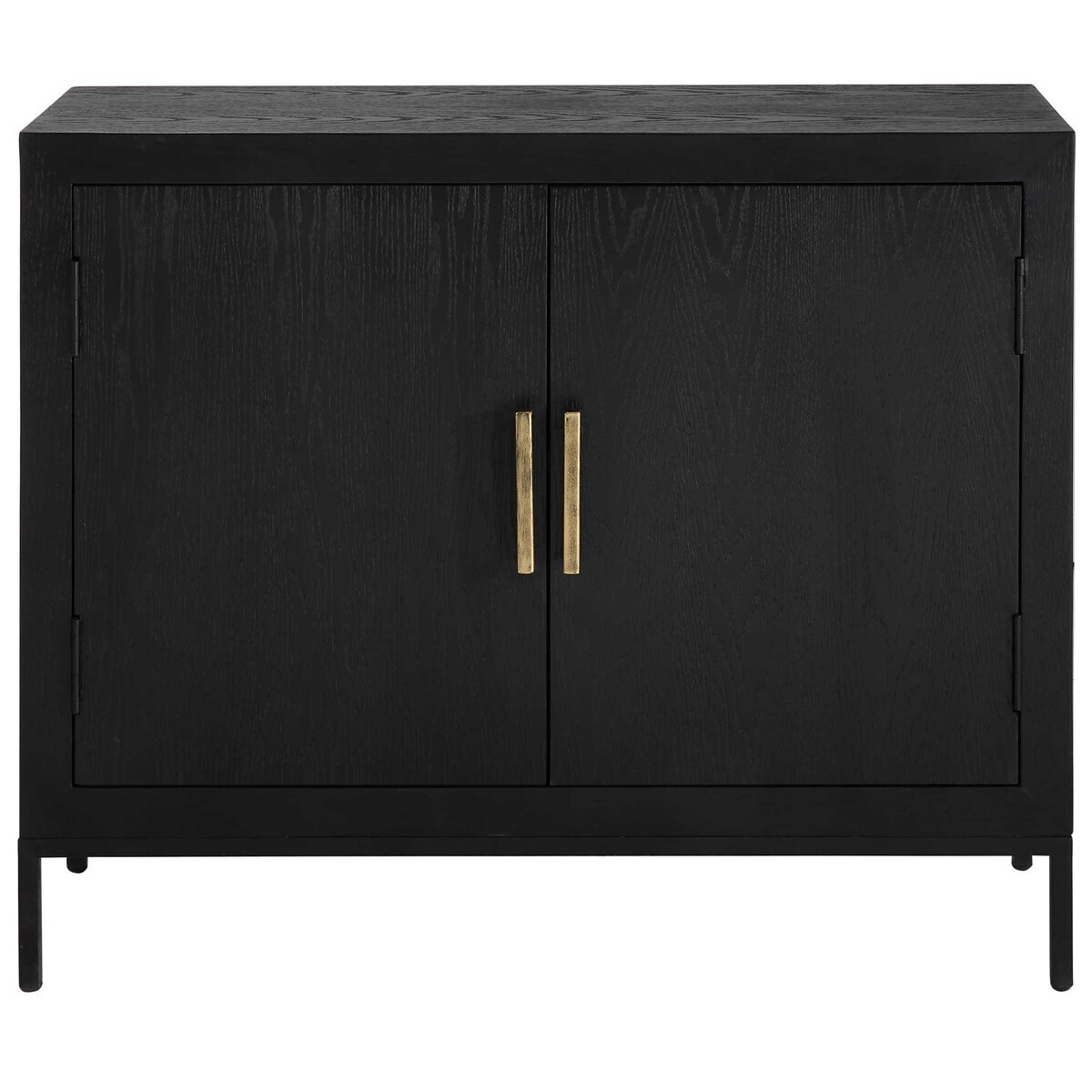 Modern Black Hallway Cabinet