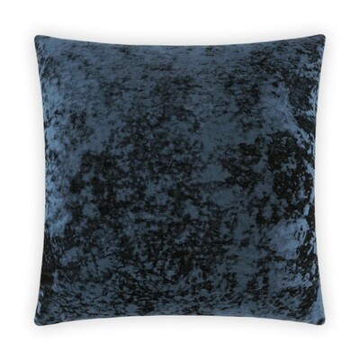 Navy Velvet Decorative Accent Pillow