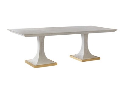 Double Pedestal Rectangular Dining Table