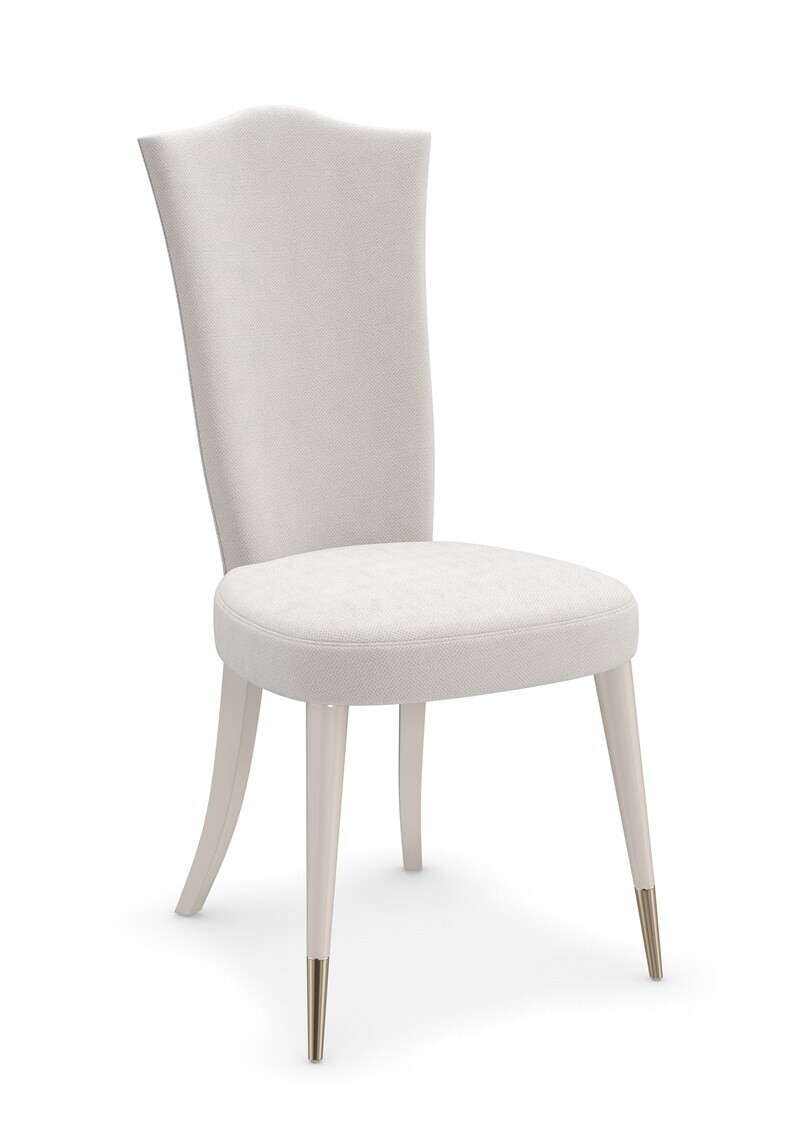 Matte Pearl Solid Back Side Chair