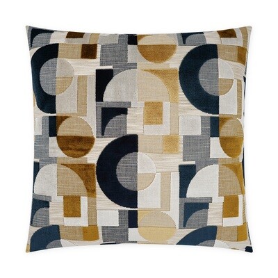 Sandusky Geometric Abstract Throw Pillow