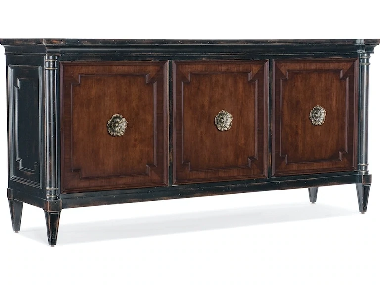 Vintage 3-Door Entertainment Console