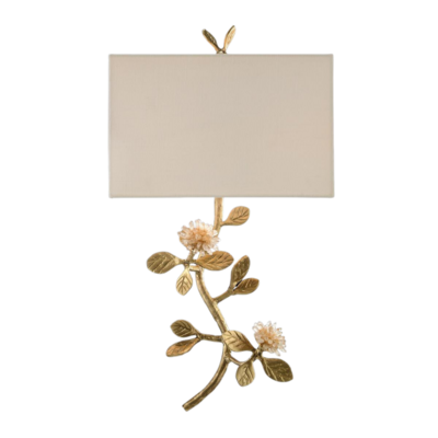 Quartz Flower 1-Light Wall Sconce