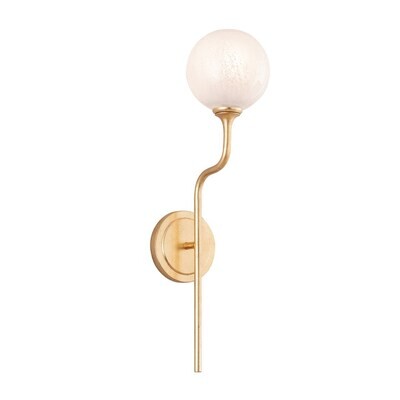 Opal Globe Light Wall Sconce