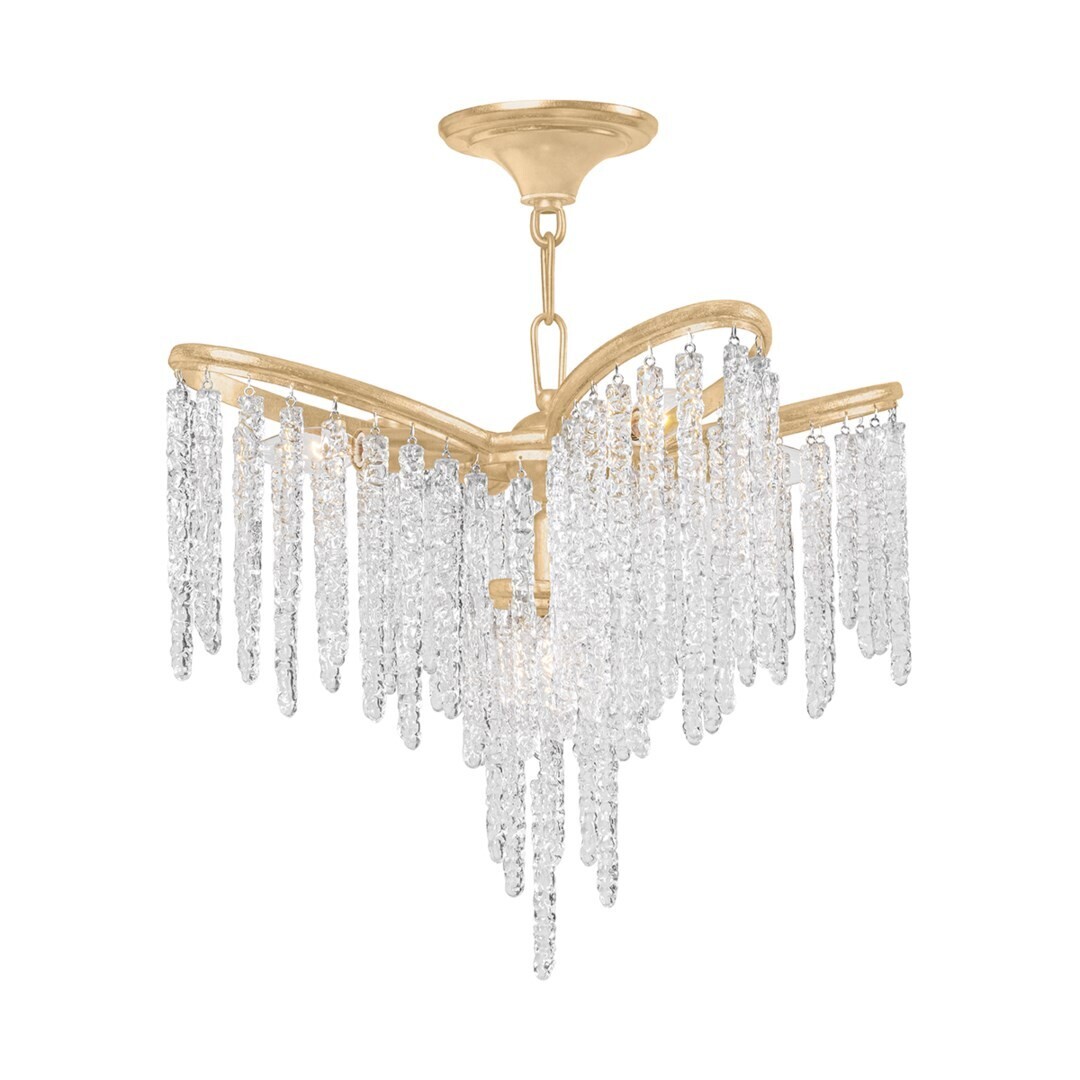 Cracked Crystal Pendant Chandelier