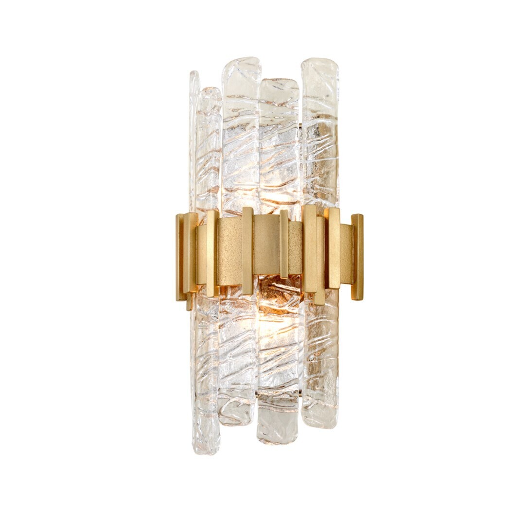 Art Glass 2-Light Wall Sconce