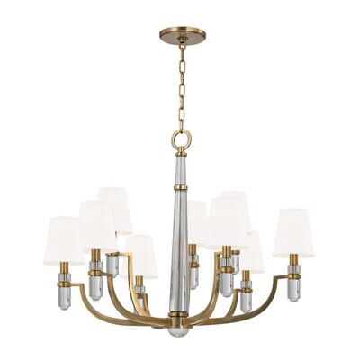 Classic 9-Light Shaded Chandelier