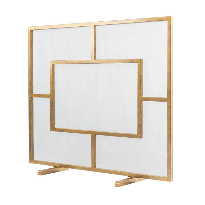 Single Panel Fireplace Screen