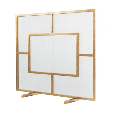 Single Panel Fireplace Screen