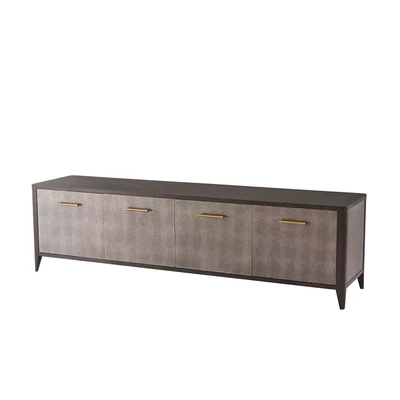 87-Inch Modern Media Cabinet