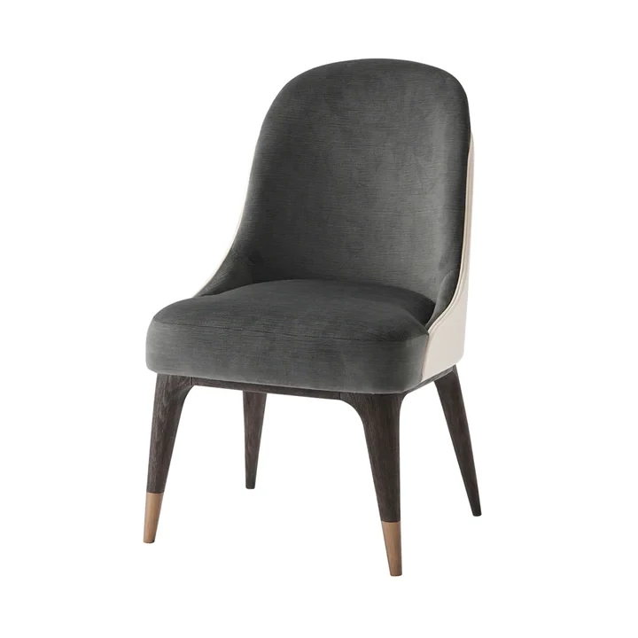 Leather Wrapped Dining Chair