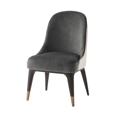 Leather Wrapped Dining Chair