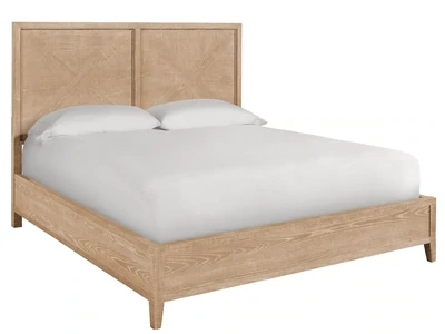 Rustic Natural Oak Queen Bed