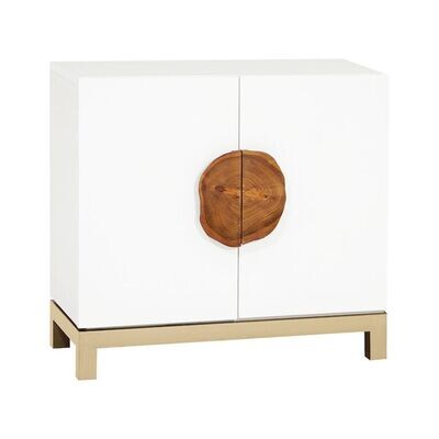 Wood Slice Cabinet