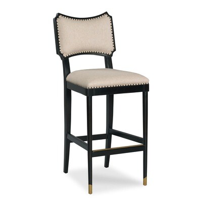 Powers Black Bar Stool