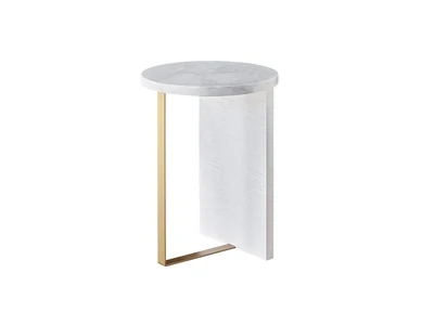 Modern Round 18-inch Accent Table