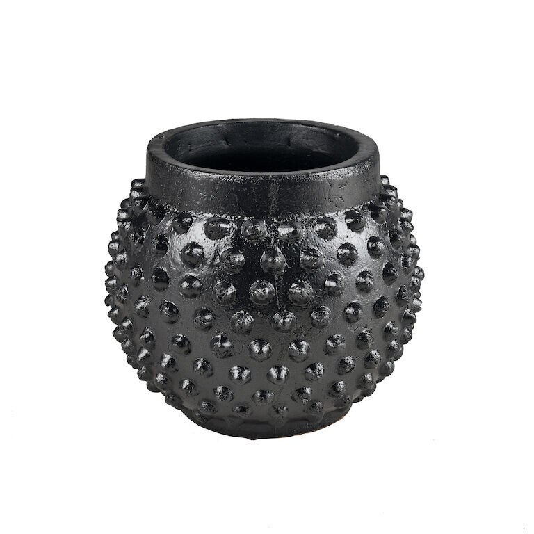 Small Ebony Terracotta Vase