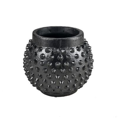 Small Ebony Terracotta Vase